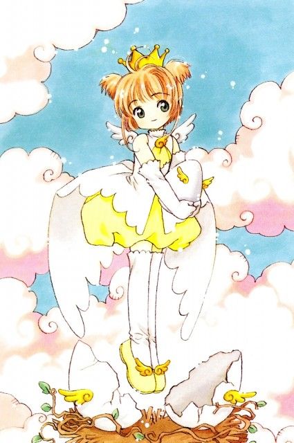 Cardcaptor Sakura Illustrations Collection 2, Sakura Kinomoto Card Captor Sakura Manga, Sakura Manga, Clow Cards, Sakura Card Captor, Card Captor Sakura, Sakura Kinomoto, Tsubasa Chronicles, Mahō Shōjo, Clear Card