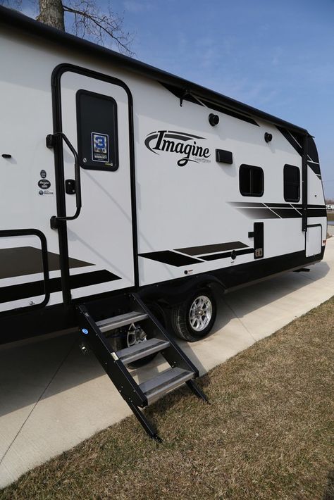 Grand Design Rv, Cool Rvs, Fifth Wheel Toy Haulers, Wood Truss, Roof Ladder, Stainless Steel Microwave, Cabin Camping, Best Insulation, Grand Designs