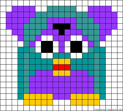 Furby Perler, Perler Beads Pattern, Perler Bead Mario, Dragon Cross Stitch, Melty Bead Patterns, Pearl Beads Pattern, Crochet Graph, Easy Perler Beads Ideas, Beads Pattern