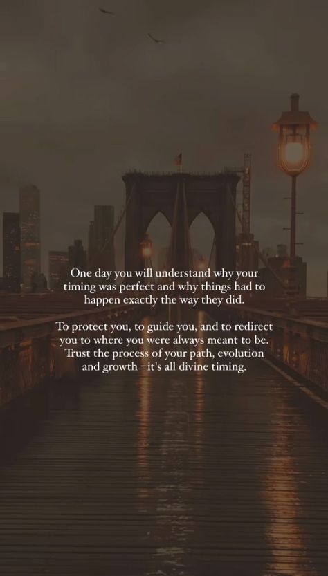 Embrace the journey and trust in divine timing, for it guides us to where we are meant to be. #JourneyOfLife #TrustTheProcess #DivineGuidance #PathToPurpose #EmbraceChange #BelieveAndReceive #SoulfulJourney One Day You Will Understand Quotes, Notes Aesthetic Quotes, Short Deep Captions, Love Notes Aesthetic, Captions Short, Thought Of Day, English Captions, Short Captions, We Are Meant To Be