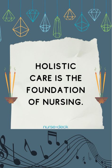 For the average person, the term “holistic” might conjure up images of 💡 softly lit rooms 💡 bedecked with ✨ crystals, ✨ the heavy scent of 💨 patchouli 💨 wafting against a background of 🎶 soft flute sounds 🎶. But not holistic nurses. In fact, most any nurse—new or seasoned—simply considers holistic care to be the backbone of nursing! For more info about everything #HolisticNursing, including how to become a certified #HolisticNurse, head on over to the #NurseDeckBlog! #HolisticCare Cardiac Assessment, Holistic Nurse, Holistic Nursing, Community Nursing, Nurse Aesthetic, Cardiac Nursing, Nursing Profession, Holistic Care, Birth Center