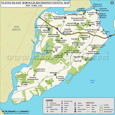 Staten Island Map Staten Island History, New York Buildings, Staten Island New York, Staten Island Ferry, Uninhabited Island, Island Pictures, County Map, Island Map, Hotel Pool