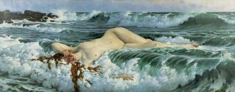 Adolf Hiremy-Hirschl (1860-1933) - Venus Venus Painting, Odilon Redon, Albert Bierstadt, Birth Of Venus, William Adolphe Bouguereau, European Paintings, Paris Photo, Ethereal Art, Classical Art