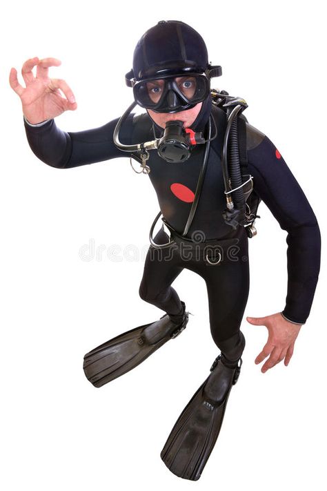 Scuba Diver. Isolated on white background , #AD, #Diver, #Scuba, #Isolated, #background, #white #ad Diver Suit, Texture Photoshop, Photoshop Textures, Scuba Diver, Background White, Diver, My Images, Motorcycle Jacket, Anatomy