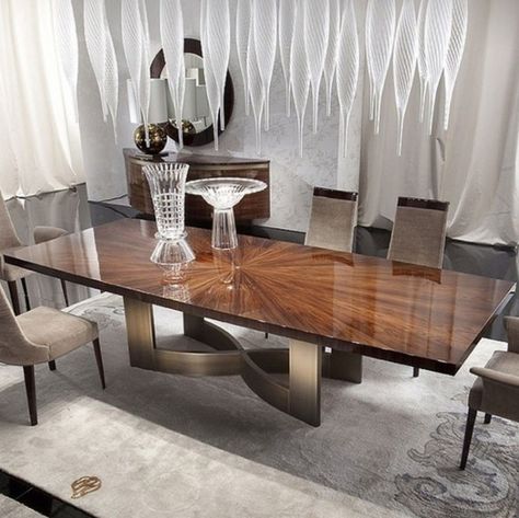 Beautiful Dining Table Top Ideas For All • One Brick At A Time Wooden Dining Table Modern, Wooden Dining Table Designs, Table Design Modern, Dining Table Design Modern, Luxury Dining Tables, Dinning Tables, Luxury Dining Table, Luxury Dining Chair, Table Marble