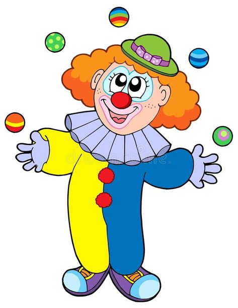 Illustration about Juggling cartoon clown - vector illustration. Illustration of circus, artwork, celebrate - 7491205 Joker Drawing For Kids, Cartoon Clown, Circus Pictures, Joker Cartoon, Clown Photos, Clown Images, Clown Crafts, Joker Clown, Joker Drawings