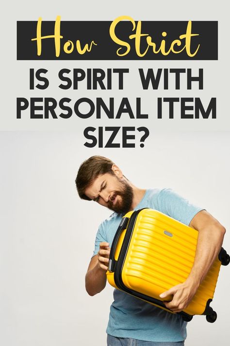 How Strict Is Spirit Personal Item Size? Spirit Airlines Personal Item Bags, Spirit Airlines Personal Item, Small Suitcases, Spirit Bags, Best Carry On Bag, Beach Vacation Packing, Carryon Bag, Spirit Airlines, Carry On Packing