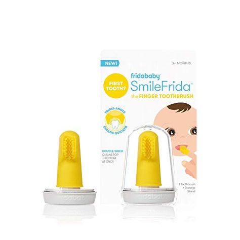 Frida Baby, Finger Toothbrush, Teething Gums, Nose Frida, Baby Toothbrush, Baby Finger, Oral Care Routine, Manual Toothbrush, Buybuy Baby