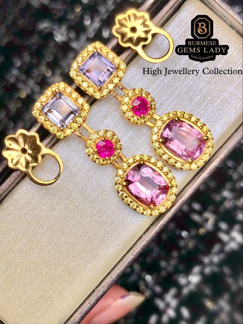 Mogok, Pink Spinel, Drop Earring, Gems Jewelry, High Jewelry, Jewelry Designs, Pink Sapphire, Luxury Jewelry, Phone Ring