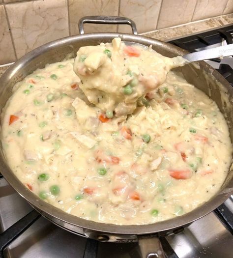 Chicken Pot Pie Gravy Recipes, Gravy For Chicken Pot Pie, Chicken Thigh Pot Pie, Chicken Pot Pie Gravy, Ina Garten Chicken Pot Pie Soup, Kfc Pot Pie Recipe, Ina Garten Chicken Pot Pie, Chicken Pot Pie Heavy Cream, Mock Chicken Pot Pie