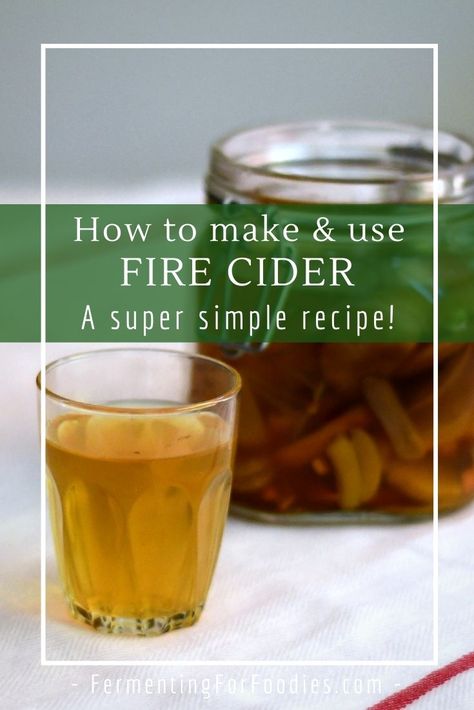 Fire Cider Recipe, Fresh Turmeric Root, Tinctures Recipes, Fire Cider, Healing Tea, Healthy Microbiome, Cider Recipe, Fresh Turmeric, How To Make Fire