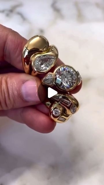 Archana Thani on Instagram: "CHUNKY GOLD AND DIAMOND RINGS BY BRENT NEALE 😍

🎥: @brentnealejewelry 

#naturaldiamonds #gold #goldrings #chunkyrings #diamondrings #goldanddiamonds #everydaydiamonds" Gold And Diamond Rings, Brent Neale, Chunky Rings, Diamond Rings, Natural Diamonds, Diamond Ring, Gold, On Instagram, Instagram