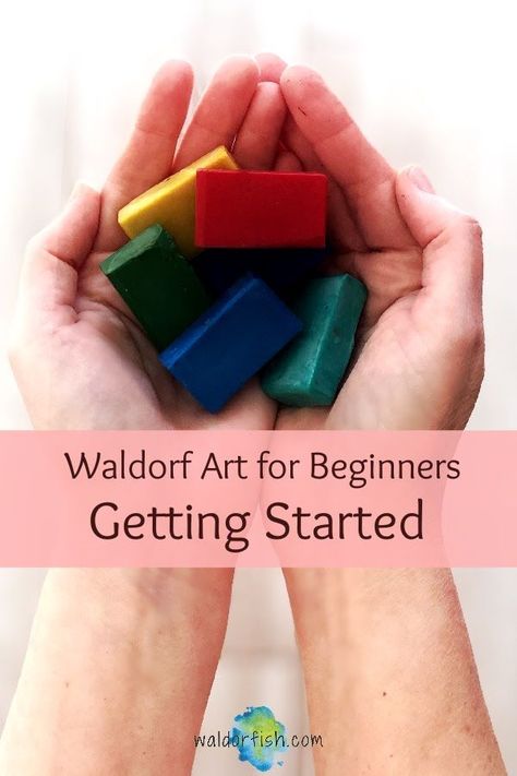 Waldorf Art for Beginners: Everything you need to bring art curriculum into your (home)school classroom! | online course - 8 video tutorials | homeschool art lessons | Waldorf inspired art | watercolor painting | block crayons | chalk drawing | Waldorf art how to | Waldorfish | Waldorf art supplies | RE-PIN this to save it for later!