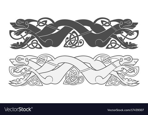 James Tattoo, Scottish Symbols, Celtic Animals, Celtic Tattoo, Image Film, Celtic Patterns, Celtic Tattoos, Celtic Knots, Dog Vector