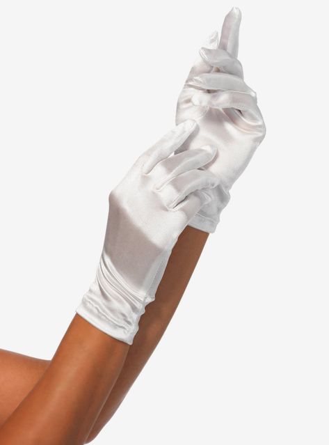 White Satin Gloves, Fantasy Place, Toddler Boy Costumes, 1920s Looks, Silk Gloves, Gatsby Costume, Satin Gloves, Gloves White, Costume Gloves