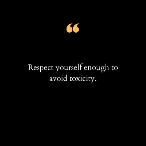 In a world that constantly challenges us, it's essential to prioritize our well-being. Respecting yourself means setting boundaries and avoiding toxic influences that drain your energy and happiness. It’s about recognizing your worth and knowing when to walk away from situations and people that don't add value to your life. Self-respect isn't just about self-love; it's about self-preservation. By avoiding toxicity, you protect your mental and emotional health, allowing yourself to grow, thriv... Allow Yourself To Be Happy, Self Respect Aesthetic, Quotes About Value, Quotes About Self Respect, Self Preservation Quotes, Respecting Yourself, Allow Yourself To Grow, End Of Fall, The Garden Of Words