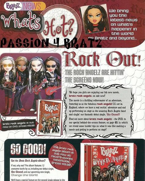 Bratz Magazine, Magazine Spread, Bratz Doll Outfits, Youtube Channel Ideas, Magazine Spreads, Jazz Club, Barbie I, Bratz Doll, Magazine Layout