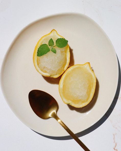 @sakaralife shared a photo on Instagram: “SAVE THIS: Lemon Glow Granita Supercharge your cells with this hydrating citrus refresher. Powered by our Beauty Water Drops, the Lemon…” • Jul 1, 2022 at 2:13pm UTC Lemon Granita, Sakara Life, Lemon Sorbet, Beauty Water, Lemon Drop, Water Drops, Just Desserts, A Photo, Lemon