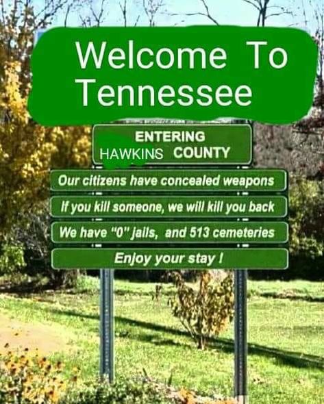 Welcome to Tennessee Cleveland Tn, Chattanooga Tennessee, Lawn Sign, Yee Haw, Chattanooga Tn, Nerdy Things, Choose Wisely, Chuck Norris, Original Character