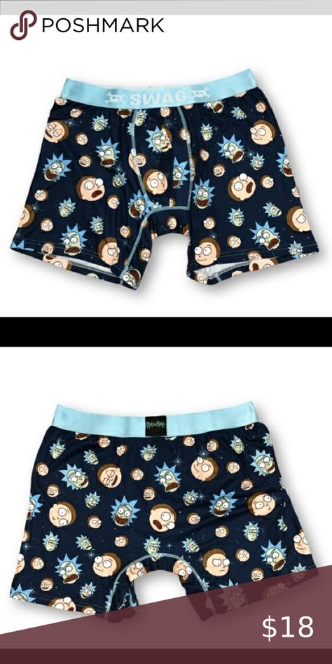 Swag Men's Rick and Morty Boxer Briefs Boxers Outfit Female, Boxers Outfit, Outfit Female, Baby Wishlist, Swag Men, Fandom Outfits, Adult Swim, Rick And Morty, Boxer Briefs