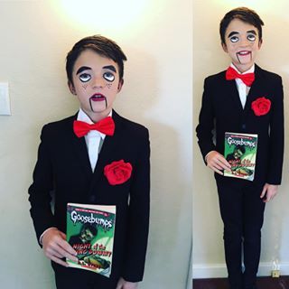 Goosebumps Slappy, Book Week Costumes, Slappy The Dummy, Book Characters Dress Up, Halloween Costumes Kids Boys, Book Character Day, Character Dress Up, Book Costumes, World Book Day Costumes