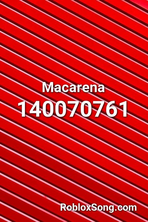 Macarena Roblox ID - Roblox Music Codes Music Ids Roblox 2023, Roblox Sound Codes, Roblox Boombox Code, Roblox Music Codes 2023 Rap, Song Ids For Roblox 2023, Roblox Codes For Songs, Roblox Song Id Codes Not Copyright 2023, Roblox Radio Codes, Mm2 Music Codes