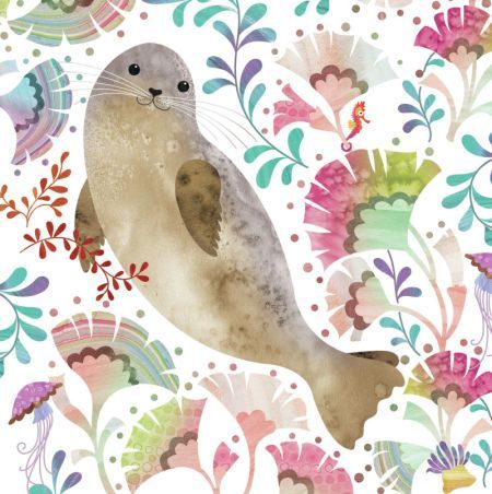 Seal Underwater, Seal Artwork, Harbour Seal, Seal Painting, Seal Illustration, Cute Seals, Advocate Art, Sea Lion, Arte Animal