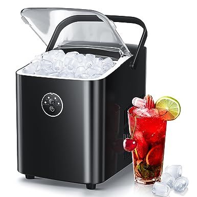 Best priced ice maker right now against all platforms!! Only $39.99! Countertop Ice Maker, Ice Makers, Ice Maker Machine, Portable Ice Maker, Ice Scoop, Best Appliances, Ice Machine, Office Bar, Ice Maker