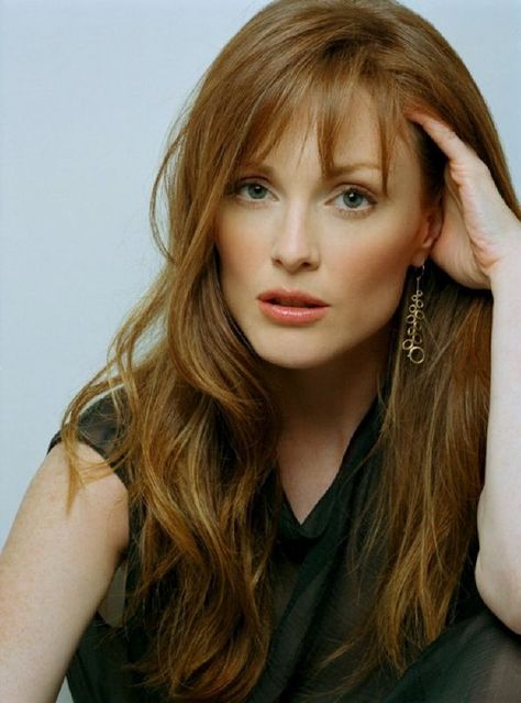 Julianne Moore; something about her, I loved since a kid. I know she is genuine! ZO #juliannemoore Julianne Moore, Red Hair, A Woman, Red, Hair, Blue