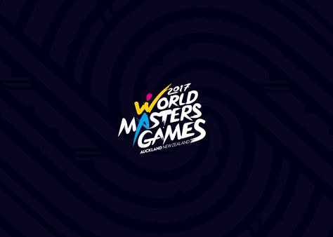 World Masters Games Identity on Behance Event Design Branding, Multi-sport Event, Olympic Logo, Games Logo, Sports Logo Inspiration, Competition Games, Sport Logo Design, Sport Branding, Festival Logo