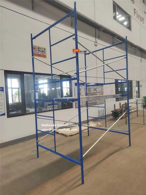 Scaffold Ladder Frames to the USA Powder Coated Finishing with Flip Lock Pins Masonry Frame Scaffolding System Frame Sets Include Components of Main Frames, Cross Braces, Joint Pins and 19" Aluminium Planks https://www.wm-scaffold.com/scaffolding-frame/ ISO9001 & CE Certified Scaffold Manufacturer Exporter sales@wm-scaffold.com #scaffolding #scaffold #framescaffolding #frames #ladderframe #masonryscaffolding #mason #hframe Aluminium Scaffolding, Types Of Siding, Vertical Frames, Our Place, Scaffolding, Frame Set, Box Frames, Powder Coating, Braces