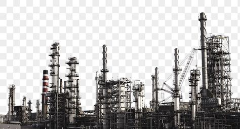 Factory Background, Border Transparent, Png Border, Factory Architecture, Oil Refinery, Backgrounds Free, Free Png, Free Image, Free Images