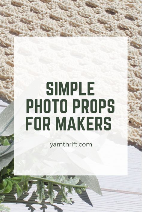 Small Product Photography, Photo Prop Ideas, Diy Photo Props, Photography Set Up, Photo Props Diy, Etsy Tips, Etsy Seo, Crochet Tips, Simple Photo