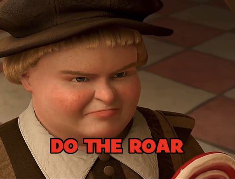 Shrek Do The Roar, Shrek Dancing Video, Do The Roar Shrek, Do The Roar Kid, Noel Core, Shuffles Stickers, Do The Roar, Rave Memes, Sc Stickers