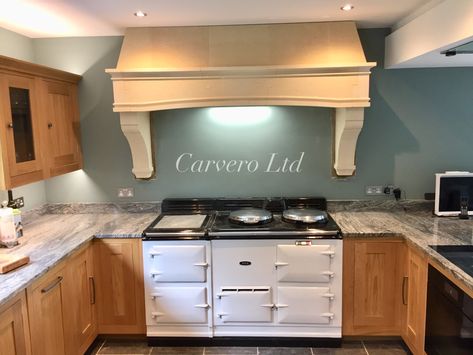 We just installed this beautiful traditional Kitchen canopy this week for a client down in Hampshire. #kitchencanopies #kitchencanopy #kitchenhood #traditionalkitchen #hood #cooker #stone #agahood #aga Extractor Hood Ideas, Cooker Hood Ideas, Kitchen Extractor Hood, Aga Kitchen, Kitchen Canopy, Mary's Kitchen, Kitchen Stone, Kitchen Extractor, Hood Ideas