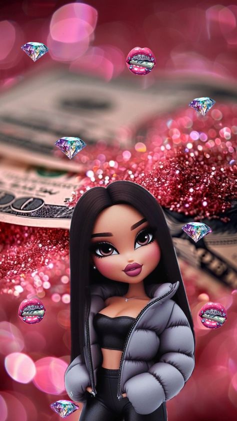 3d Wallpaper Bratz, Bratz Phone Wallpaper, Bratz Wallpaper Iphone Sasha, Bratz Theme Wallpaper, Bratz Fashion Pixiez Wallpaper, Pretty Wallpaper Ipad, Girly Images, Cute Messages, Wallpaper Iphone