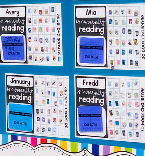 Classroom Reading Tracker Display, 100 Book Challenge Bulletin Board, What Are You Reading Bulletin Board, Classroom Reading Challenge, Reading Challenge Bulletin Board, 40 Book Challenge Elementary, Reading Incentives Elementary, School Wide Reading Challenge, 40 Book Challenge Bulletin Board