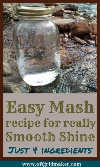 Whiskey Mash Recipes, Sour Mash Moonshine, Moonshine With Everclear, Diy Moonshine Still, Diy Moonshine Recipes, Banana Moonshine Recipes, Moonshine Recipes Mash, Everclear Moonshine Recipes, Moonshine Recipes Homemade