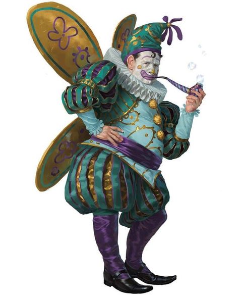 Pathfinder Game, Carnival Fantasy, Classic Rpg, Circus Characters, Pathfinder Character, Jeepers Creepers, A Clown, Dungeons And Dragons Characters, Dnd Art