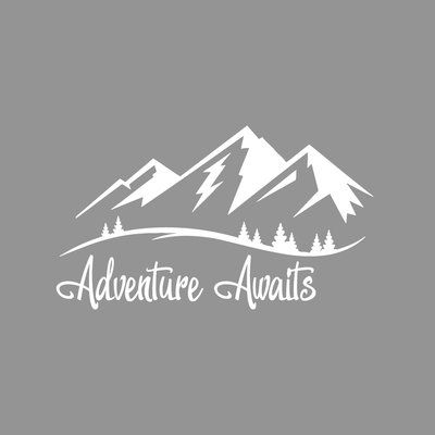 Casual Fonts, Mountain Decal, Grass Painting, Vinyl Plastic, Youth Decor, Vinyl Projects, Art Wall Kids, Adventure Awaits, Vinyl Wall Decals