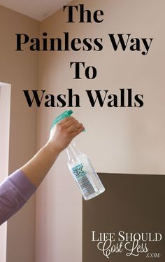 Wash Walls, Clean Baking Pans, Cleaning Painted Walls, Washing Walls, Glass Cooktop, Astuces Diy, Deep Cleaning Tips, Vaulted Ceilings, Clean Dishwasher