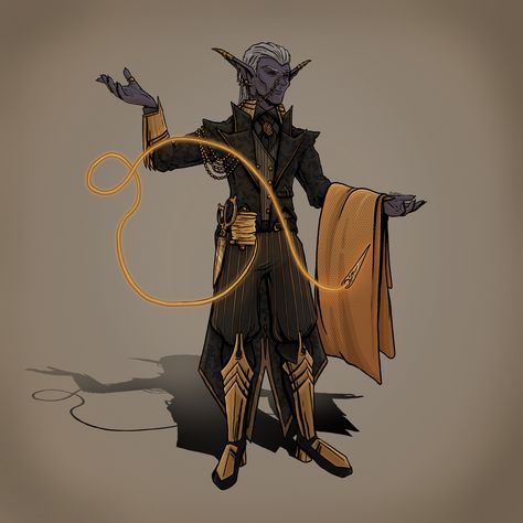 Dnd Tailor, Drow Artificer, Dnd Artificer Art, Marinette Puppet, D&d Online, Dnd Inspiration, Mystical Animals, Elf Art, One D