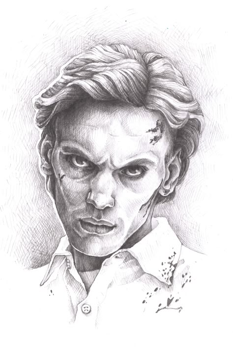 Jamie Campbell Bower as Vecna from Stranger Things Pencil fanart portrait Vecna Stranger Things Drawing, Stranger Things Drawings Pencil, Vecna Drawing, Stranger Things Sketches, Stranger Things Sketch, Stranger Things Dibujos, Stranger Things Vecna, Aesthetic Sketches, Hatch Art