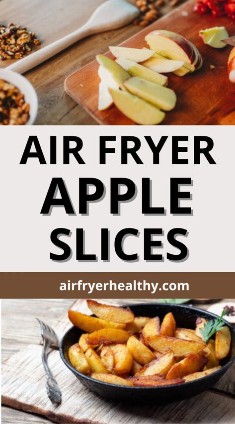 Air Fryer Apple Slices! These crispy, naturally sweet apple chips are a guilt-free indulgence made with minimal oil and simple ingredients.

Perfect for satisfying your sweet tooth, these air-fried slices offer a delightful balance of chewy texture and caramelized edges, making them a delicious and nutritious alternative to store-bought chips or candy. Air Fryer Apple Slices, Fried Apple Slices Recipe, Air Fried Apple Slices, Frozen Turkey Meatballs, Pepperoni Chips, Apple Slice Recipe, Fruit Strips, Apple Chips, Fried Apples