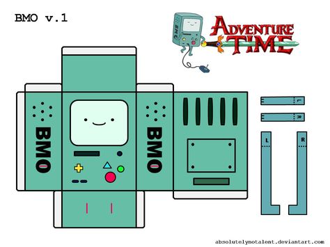 Bonecos 3D Hora de Aventura 2 Templat Amplop, Adventure Time Crafts, Adventure Time Parties, Templat Kotak, Pola Kotak, Anime Paper, Paper Toys Template, Instruções Origami, Seni Dan Kraf