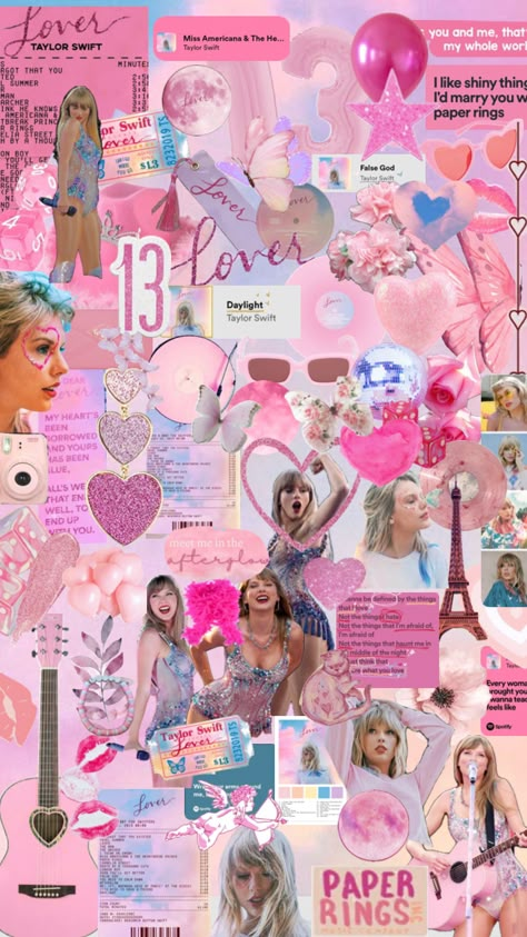 #taylorswiftvibes #lover #tayloralisonswift #lovertaylorswift #pink #aesthtic #pinkaesthtic #collages #taylorislife #pinkcore #erastour  #aesthetic #taylerswift #pinkaesthethic #cute #collageaesthetic Taylor Swift Images, Baby Blue Wallpaper, Taylor Swift Lover, Wendy House, Slay Girl, Pink Lifestyle, Taylor Swift Posters, Taylor Swift Concert, Taylor Swift Album