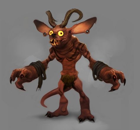 Heroes of Ruin Concept Art - Imp Ruin Concept Art, Imp Character Design, Imp Character, Imp Demon, Book Annotation, Heaven And Hell, Demon Art, Design Inspo, Concept Art