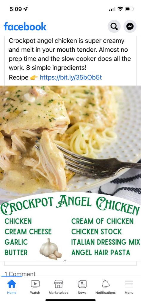 Slow Cooker Angel Chicken, Angel Chicken, Chicken Easy, Crockpot Recipe, Angel Hair Pasta, Crockpot Dishes, Angel Hair, Crockpot Recipes Slow Cooker, Crock Pot Cooking