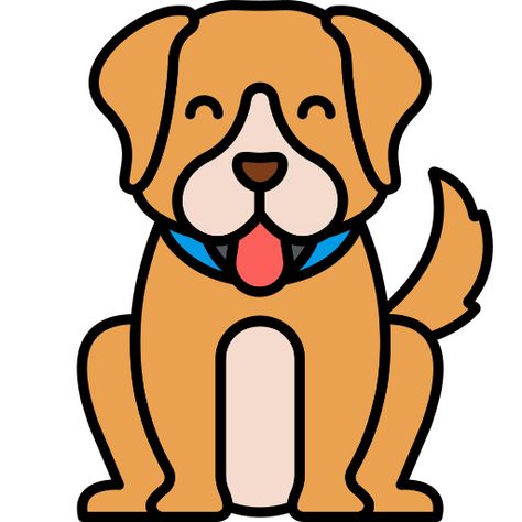 Pet Icon, Chien Golden Retriever, Dog Tags Military, Web Fonts, Dog Icon, Flat Icons, Dog Cookies, Dog Pin, Free Icon