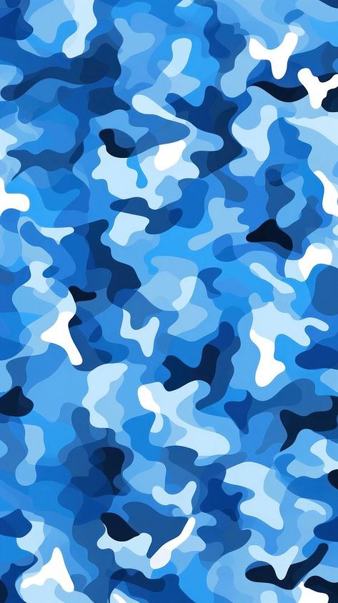 Blue camouflage pattern backgrounds military repetition.  | premium image by rawpixel.com / Wit Bauhaus Pattern, Army Pattern, Camouflage Pattern Design, 3d Geometric Shapes, Purple Tile, Geometric Shapes Design, Blue Camouflage, Puma Logo, Dark Blue Background